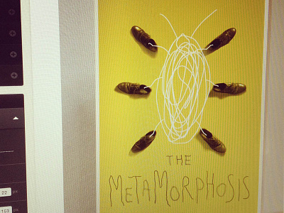 The Metamorphosis - Franz Kafka abstract book bug chip classics contemporary cover design kafka kidd literature metamorphosis