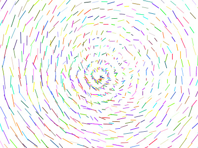 Ice Cream Sprinkles art code coding design generative geometric graphics ice cream minimal processing swirl yummy