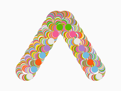 Candy A 36 days of type a art candy code coding generative processing type typography