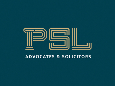 PSL Logo brand identity branding delhi india law lawyer legal logo psl