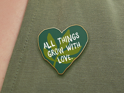 Pin Heart - Community Gardens