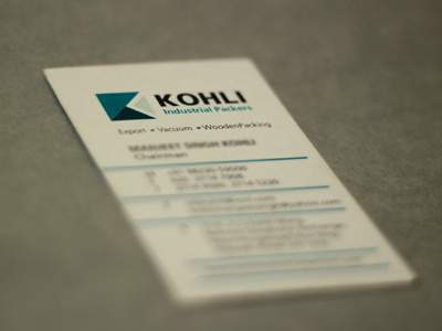 Business Card Front - KOHLI