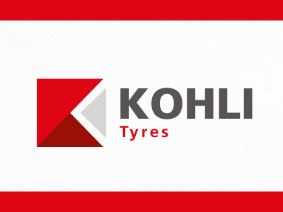 Kohli Tyres branding icon identity india kerning kohli logo pune thekawaloberoi triangle typography tyres