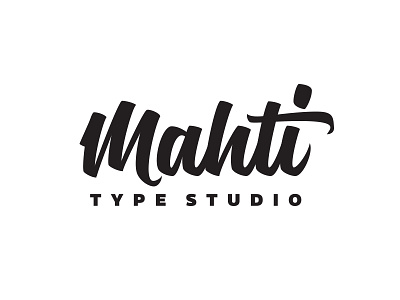 Mahti Type Studio - logo branding brush lettering logo script typography