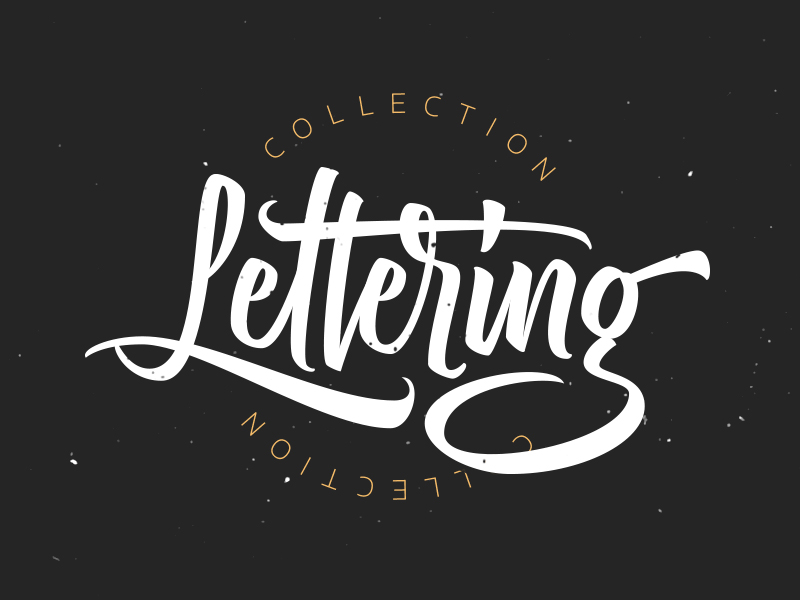 Lettering collection by Mika Melvas on Dribbble