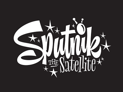 Sputnik -lettering