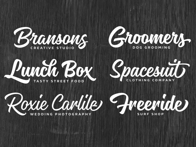 Magneton typeface branding logo lettering font typeface type script brush typography