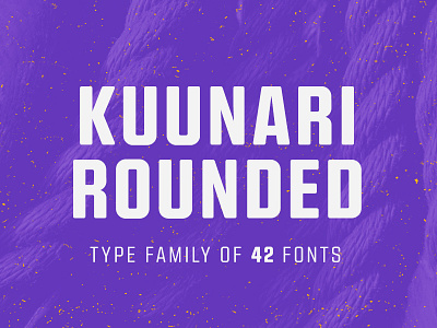 Kuunari Rounded Type Family font sans sans serif sans-serif type typeface typography