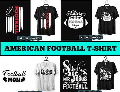 American Football T-shirt flagfootball