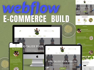 Webflow E-Commerce Build acuity design figma graphic design mobile design ui