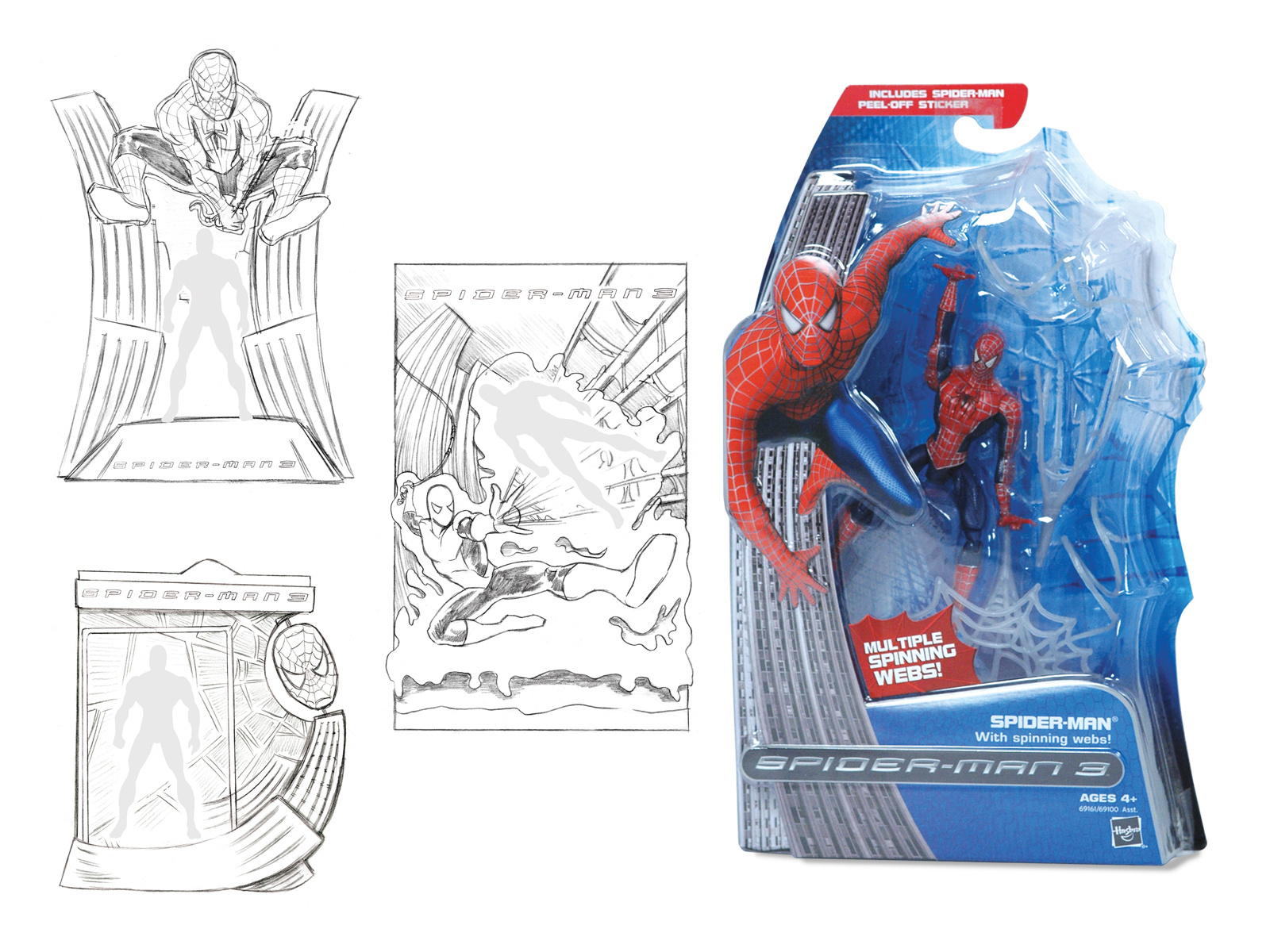 Spider-man Action Figure Package by Josh Will on Dribbble