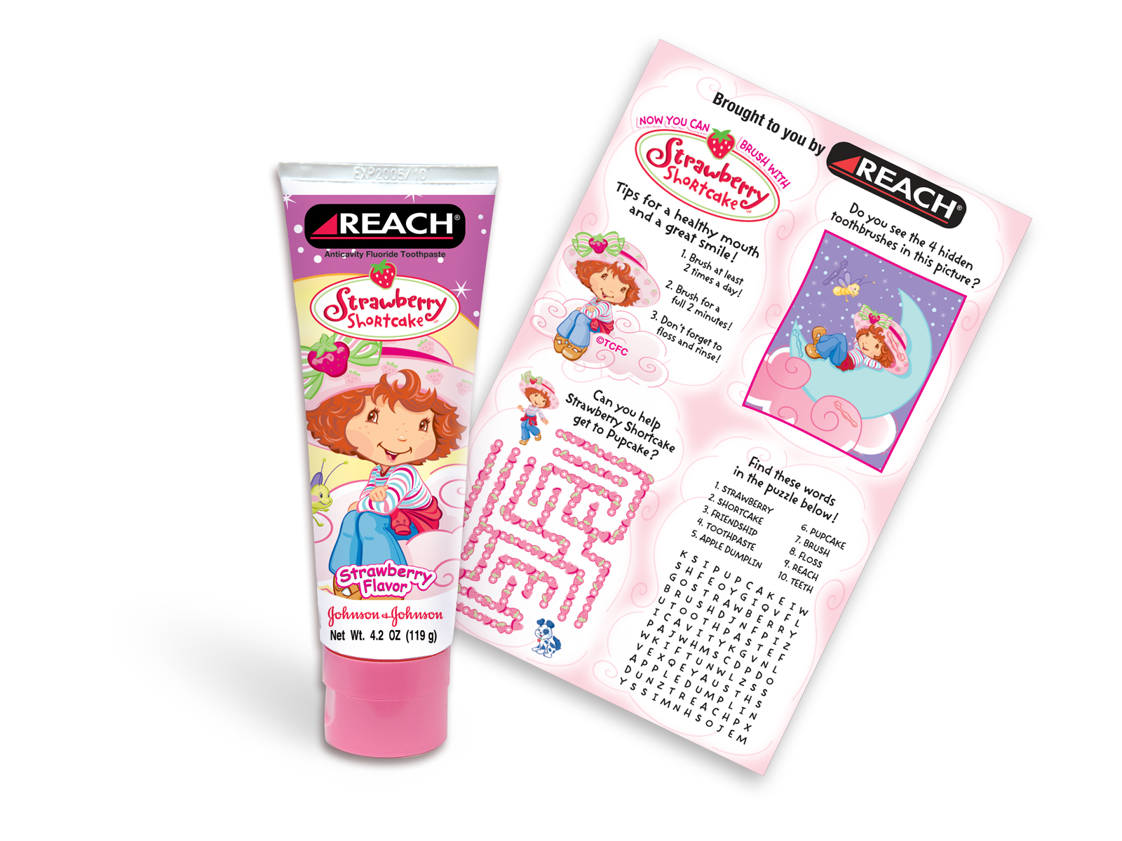 strawberry shortcake toothpaste