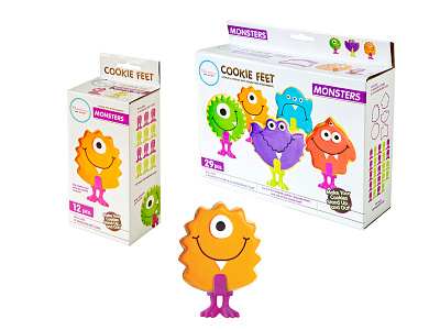 Cookie Feet Package Design art direction design designer logo design package design