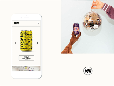 eliqs custom cans animation beer beer label cheers custom design packaging seltzer type typography ui uiux ux web web design website website concept website design wine