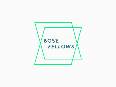 Unused Bose Fellows logo concept brand concept design graveyard direction identity logo neon perspective planes shifting unused window