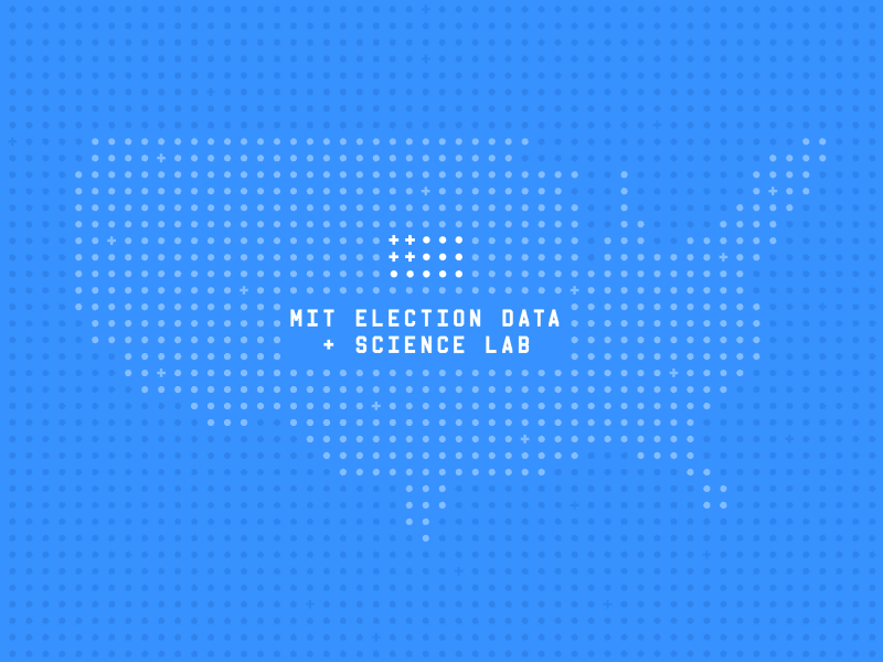 MIT Election Data and Science Lab identity + website america branding data election elections identity logo pattern politics science united states website