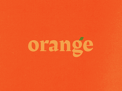 BSDS Challenge No. 3: Orange + Rakkas bsds challenge clean leaf minimal orange oranges texture type typography