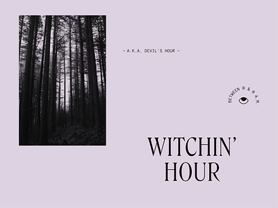Witchin' Hour challenge devil experiment spooky supernatural type typography witch witches witchin witching hour witchy