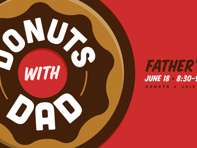 Donuts With Dad coffee dad donuts fathers fathers day