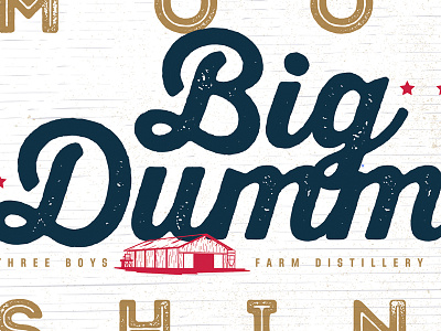 Big Dummy Moonshine distillery kentucky label label design moonshine shine