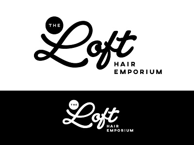 The Loft Hair Emporium barber emporium hair haircut logo men shave