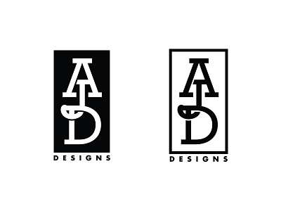 AJD Designs balcony logomark metal monogram panels steel