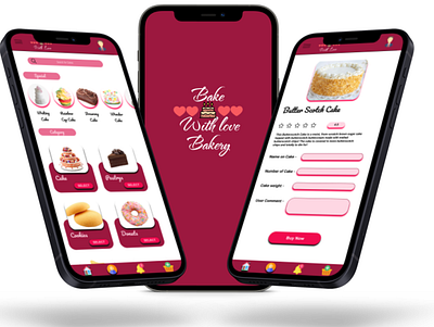 Bakery App Design Glimpse
