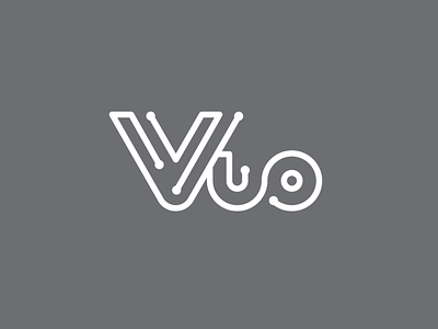 Vuo Logo connection lines logo