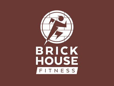 Brick House Fitness Logo brick fitness running