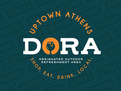 Uptown Athens Ohio DORA Logo