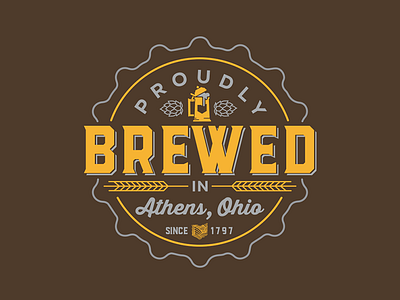 Proudly Brewed in Athens, Ohio athens beer brew hops ohio