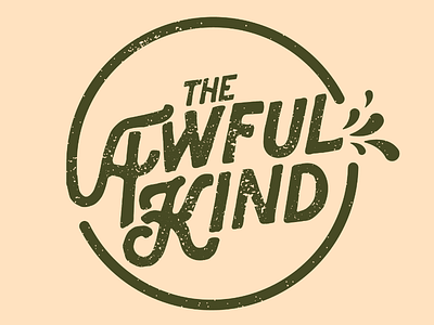 The Awful Kind Logo - Alternate Color