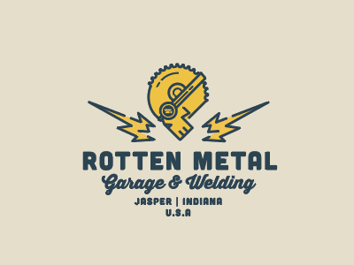 Rotten Metal Garage Final garage metal rotten skull welding