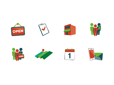 Chamber of Commerce Icon Set business chamber icons small business