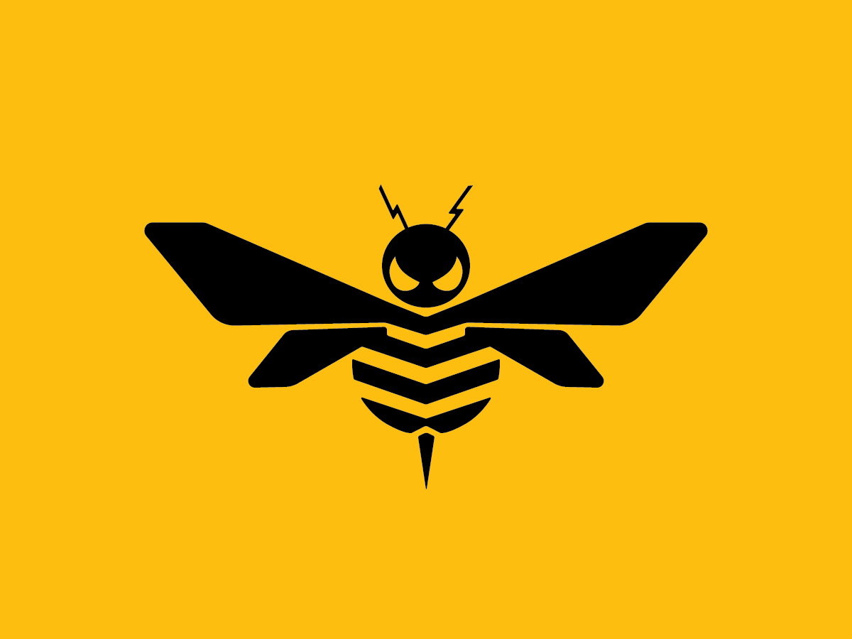 Detailed rodeo bumblebee logo on Craiyon
