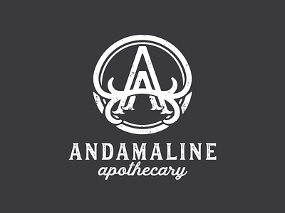 Andamaline Apothecary Logo aa apothecary logo