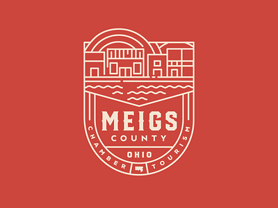 Meigs County Chamber and Tourism Logo county crest crest logo meigs tourism