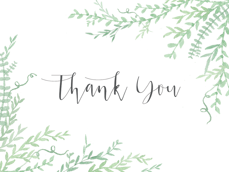 Thank You by Nina Jean Rogers on Dribbble