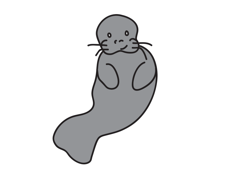 Manatee by Nina Jean Rogers on Dribbble