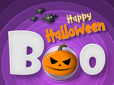 Happy Halloween affinity affinity designer bats halloween pumpkin