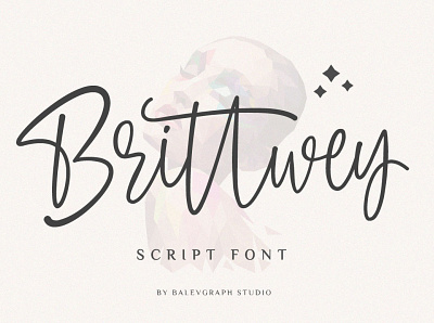 Free Font – Brittwey Handwritten Script Font canva font free typeface silhouette font