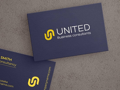 Modern-themed Business Card. branding business card letter head mock up design modern logo professional business card