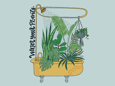 Illustration design graphic design handlettering illustration plants procreate procreateapp sticker storybook