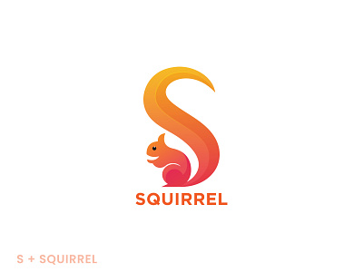 S for squirrel modern logo branding clean collection colourful logo company logo creative design gradient logo illustration letter logo logo logo design logo designer logos modern logo monogram s logo squirrel unique logo vector