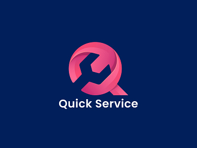 Quick service modern logo