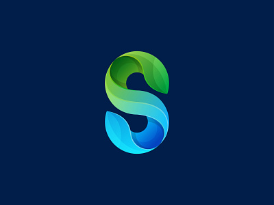 S letter modern logo