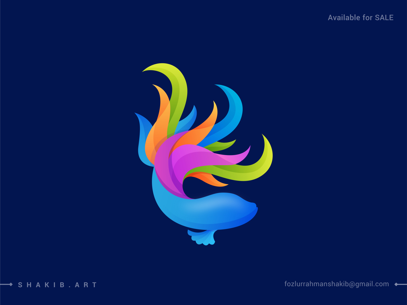 Betta Fish Modern Logo by Shakib Rahman on Dribbble