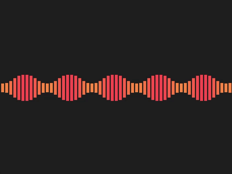 Sound Wave animation code css sound wave