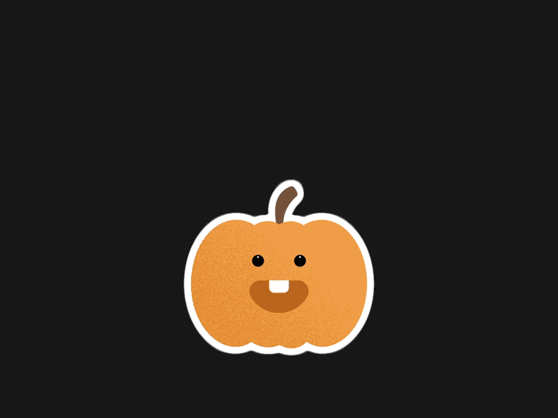 Jumpin' Pumpkin animation character october pumpkin