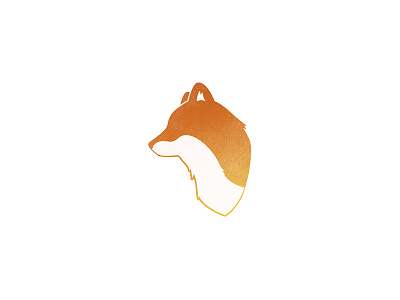 Fox animal fox gradient icon nature